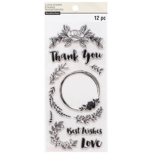 Wreath Thank You Stamp Set by Recollections