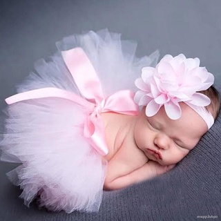 Newborn Infant Cute Photography Props Baby Girls Bubble Skirt Outfit