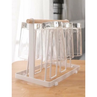 GQN Glass Cup Rack Draining Drying Water Mug Drying Organizer Holder Stand Tray (2)