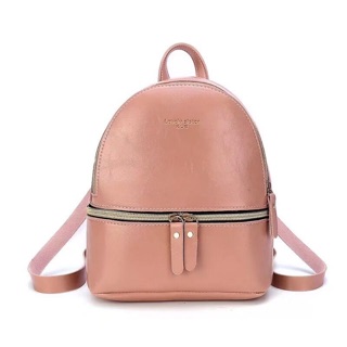 Bagshop Korean Fashion Leather Mini Back Pack
