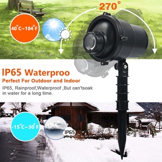Christmas LED Moving Projector Light Xmas Party Outdoor Landscape Lamp RF Protector Lamp with Remote Control