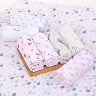 Ready Stock baby swaddle Muslin swaddle cotton blanket kids towel (1)