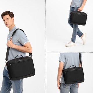 OZUKO 2021 Men's Casual Briefcase Bag Business Shoulder Messenger Bag Men Laptop 15.6 Inch Handbag M (6)