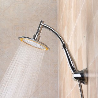 Home🔸6" Adjustable High Pressure Round Rainfall Sprayer Top Bathroom Shower Head (6)