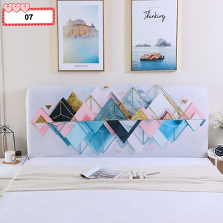Elastic All-inclusive Soft Fabric Bed Headboard Cover Anti-dust Bedside Back Protection Bedding Supp