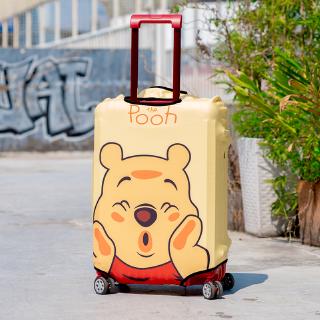 Winnie The Pooh Luggage Cover Travel Case Wear-Resistant Cute Waterproof