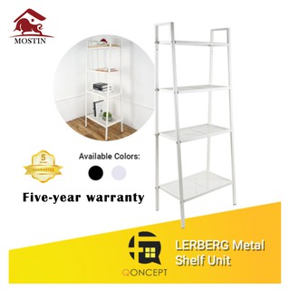 【COD】 Paint does not rust Shelf Shelf bookshelf handle Unit 4 Layers Big shelf