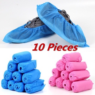 10pcs/5pairs Anti Blue Protective Overshoes Disposable Shoe Cover