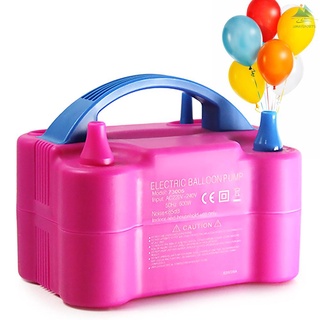 Electric Balloon Pump Portable Air Blower Pump Dual Nozzle Balloon Inflator for Decoration Party