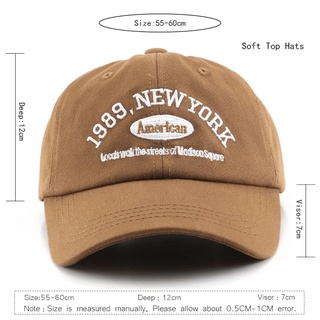 New cap for men and cap for women Embroidered New York-themed trend adjustable baseball cap hip-hop hat (8)
