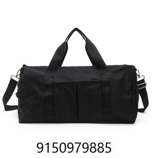 Foldable Luggage Sports Gym Bag Fitness Bag Travel Handbag Yoga Bag With Shoes Compartment