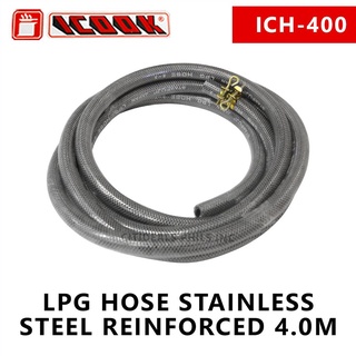 LPG Hose Stainless Steel Reinforced iCook 4.0m