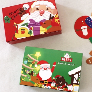 2021 Christmas Packaging Box Gift Packaging Box Carton Paper Box for Gift Baking Cookie Sweetie