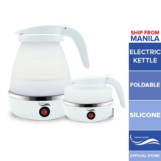 Kitchen Appliances☇ஐ卍Hawaii Home Portable Travel Kettle Folding Electric 600ml Mini Edible Silicone