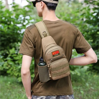 ㍿♦2021 new casual chest bag outdoor shoulder messenger male student nylon men trend small backpack