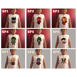 2-12 years old and Teen size Muscle Tee trends fashion Shirt Unisex Graphic Tees SUPERHERO