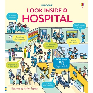 Usborne Look Inside -- A Hospital (Board Book) - On-hand and Ready to Ship!