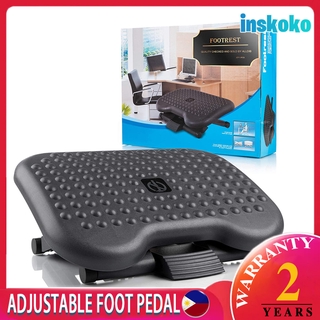 Foot Rest Adjustable Ergonomic Under Desk Ergonomic Footrest 3-Level Height Angle Office Foot Rest
