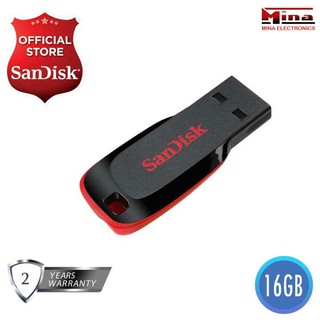 SanDisk SDCZ50-016G Cruzer Blade 16GB Flash Drive (Black)