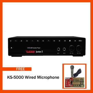 The Platinum Junior 2 KS-10 DVD/Karaoke Player/ KS 5000 Mic