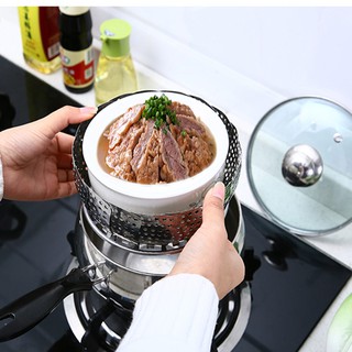 Stainless Steel Steamer Retractable Folding steaming Bowl (4)