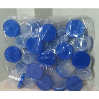 specimen cup 40 ml ( blue cup and green cup ) sputum cup stool cup urine cup10pcs-25pcs-50pcs