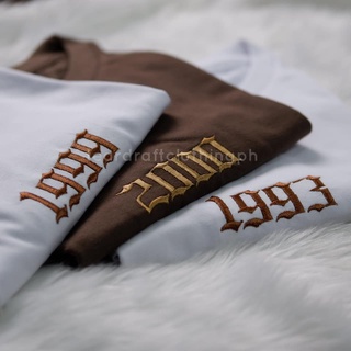 EMBROIDERED BIRTH YEAR (MESSAGE YOUR BIRTH YEAR BEFORE CHECK OUT) | TEAR DRAFT CLOTHING