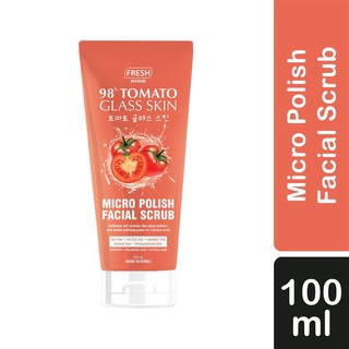 【local COD】 tomato glass skin Fresh Skinlab Tomato Glass Skin Micro Polish Facial Scrub 100 ml