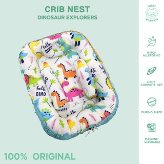 Kozy Blankie Dinosaur Explorers Cotton Portable Crib Baby Nest