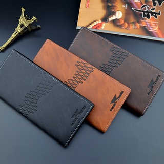 wallet for men﹍New Men's Wallet Long Style Fashion Leisure Open Soft Leather Clip L