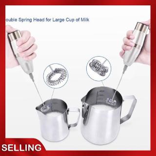 Electric Milk Frother Whisk Kitchen Mixer Stainless Steel for Coffee Egg Beater Drinks Blender DOMY