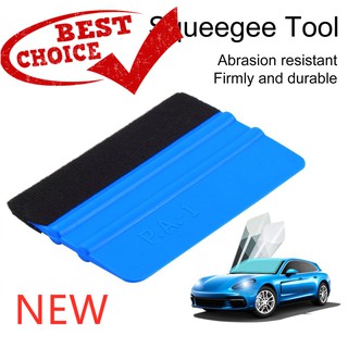 COD Plastic Car Vinyl Squeegee Decal Wrap Application Tool Soft Felt Edge Scraper (1)