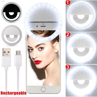 Mobile Accessoriesflash light☃▪○Rechargeable Selfie Ring Fill Light Smart LED Camera For Smartphone (4)