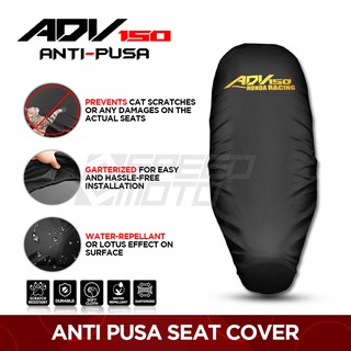 【Ready Stock】◐HONDA ADV 150 ANTI PUSA SEAT COVER ANTI SCRATCH PREMIUM QUALITY