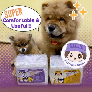 Callie Disposable Dog Diaper Female Diapers and Male Wraps (1)