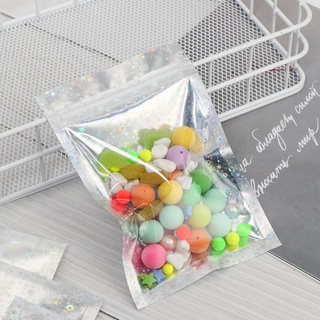 ❀✼✗20pcs Zip lock Plastic Bag Aluminum Foil Hologram Food Pouch Smell Water Proof Zipper Reclosable Pouches Stand Up Sto (6)