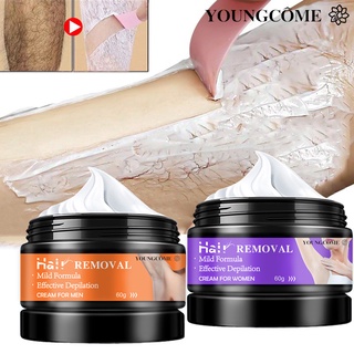 YOUNGCOME Unisex Hair Removal Cream for Armpit & Leg Quick Hair Removal Gentle and Non-irritating (2)
