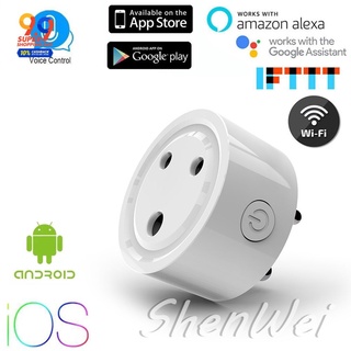 SW Wireless WIFI Smart Plug Socket With Light Mobile Phone APP Control Timer SW