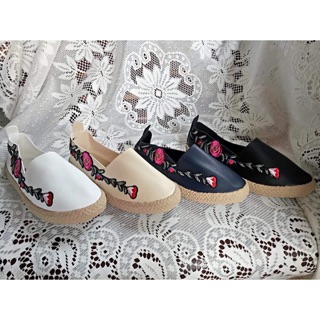 Sale! Embroided Slip On Shoes! (Size 35-40)