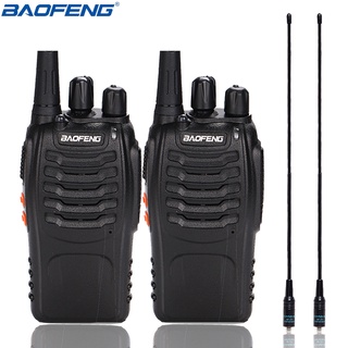 2Pcs Baofeng BF-888S Mini Walkie Talkie Portable Radio CB radio BF888s UHF Comunicador Transmitter