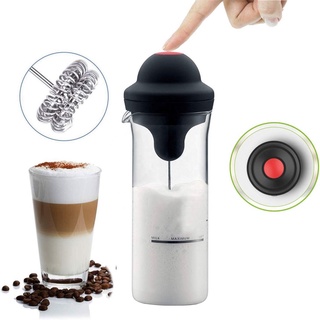 Automatic Milk Frother with Glass for Milk, Tea and Coffee