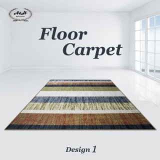 120cm x 160cm Modern Carpet for Home Living Decoration Geometric Pattern Anti Slip Floor Mat