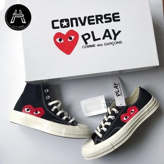 READY STOCK cdg x converse 1970s Play love joint canvas shoe