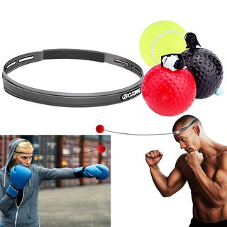 Boxing 3pcs Reflex Ball With Headband Fighting Speed Training Punch Ball Suit for Reaction Agility