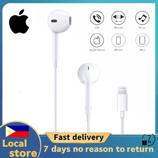 Online-Class Ready stock Apple Earbuds Lightning/3.5mm Conn Wired Earphones with Built-in Microphone