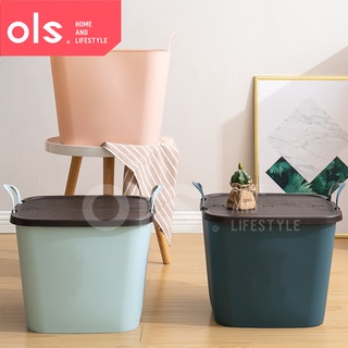 OLS Laundry Basket Hamper Multi-functional Basket Storage With Handle and No LID