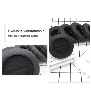 ﹍﹉1Pair Universal Headset Replacement Ear Pads PU Leather Sponge Foam Headphones Earmuff Cushion (8)