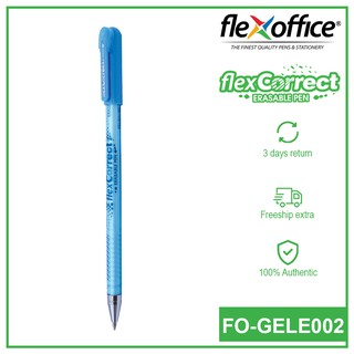 [NEW ITEM]FlexCorrect Erasable Gel Pen - FO-GELE002 - 0.5mm - Blue/Black/Purple - Erasable Gel Ink
