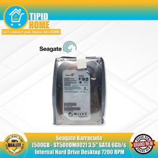 Seagate Barracuda (500GB - ST500DM002) 3.5" SATA 6Gb/s Internal Hard Drive Desktop 7200 RPM