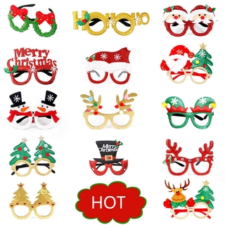 Christmas decoration glasses adult children Christmas gifts holiday supplies party creative glasses frame
